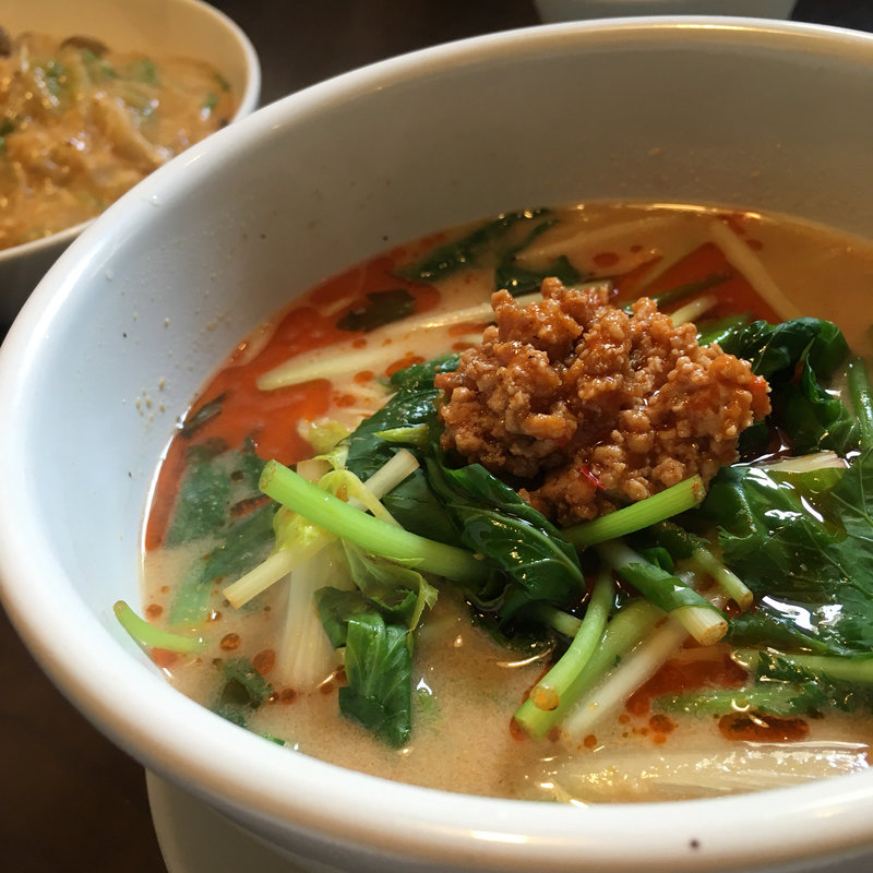 根みつば入り坦々麺(中国食酒坊 まつもと)