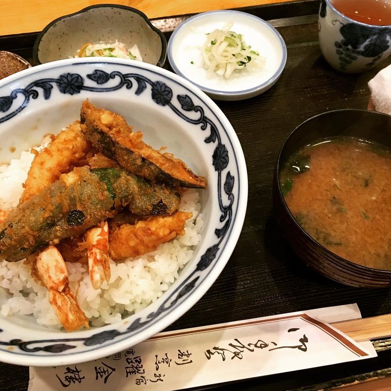 海老天丼膳(躍金楼)