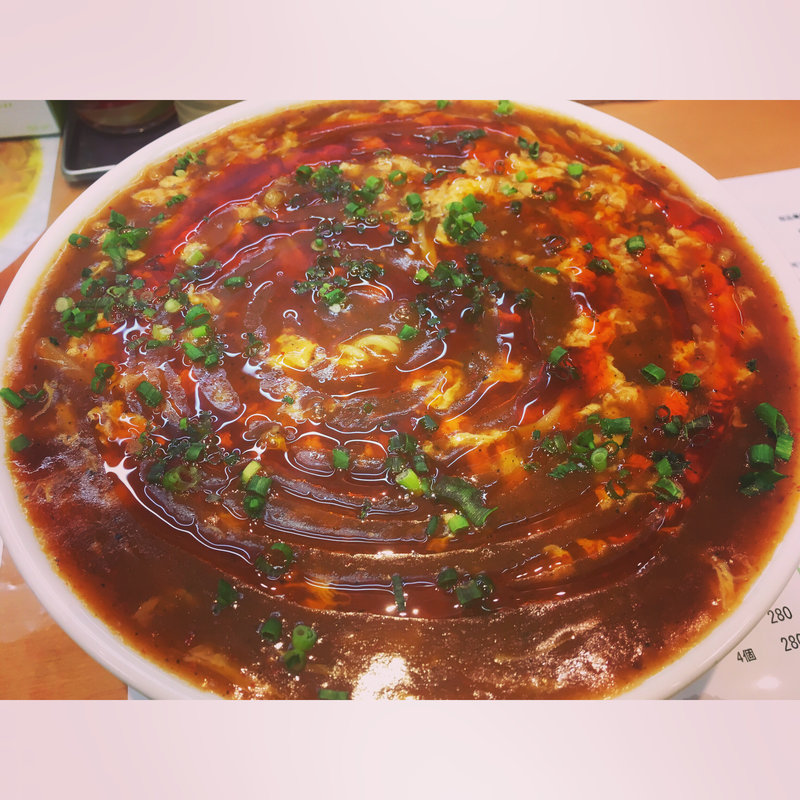 激辛酸辣麺(黄金の福ワンタンまくり  西長住店)