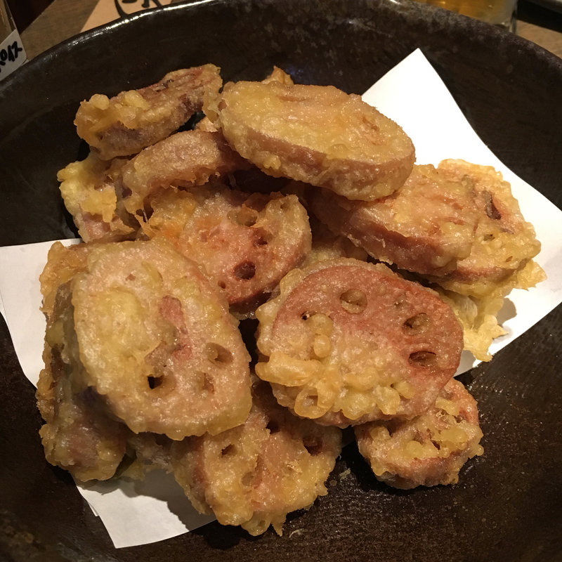 鳴門蓮根炊いたん揚げ(宮がみ屋)