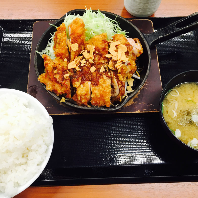 鉄板からテキ定食(からやま 松戸古ヶ崎店 )