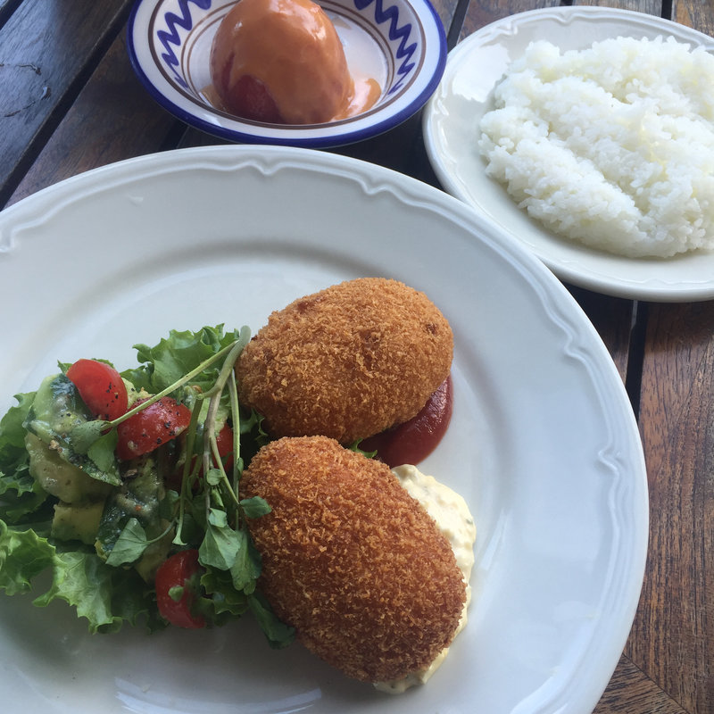 帆立貝のクリームコロッケ(つばめグリル タカシマヤタイムズスクエア店)