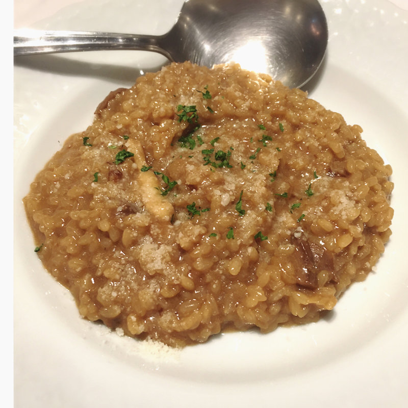 ポルチーニ茸と舞茸のリゾット(カンティーナ)