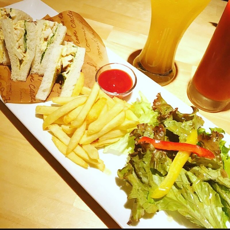 おでんだしのタマゴサンド(BEER PUB ICHI-YA)