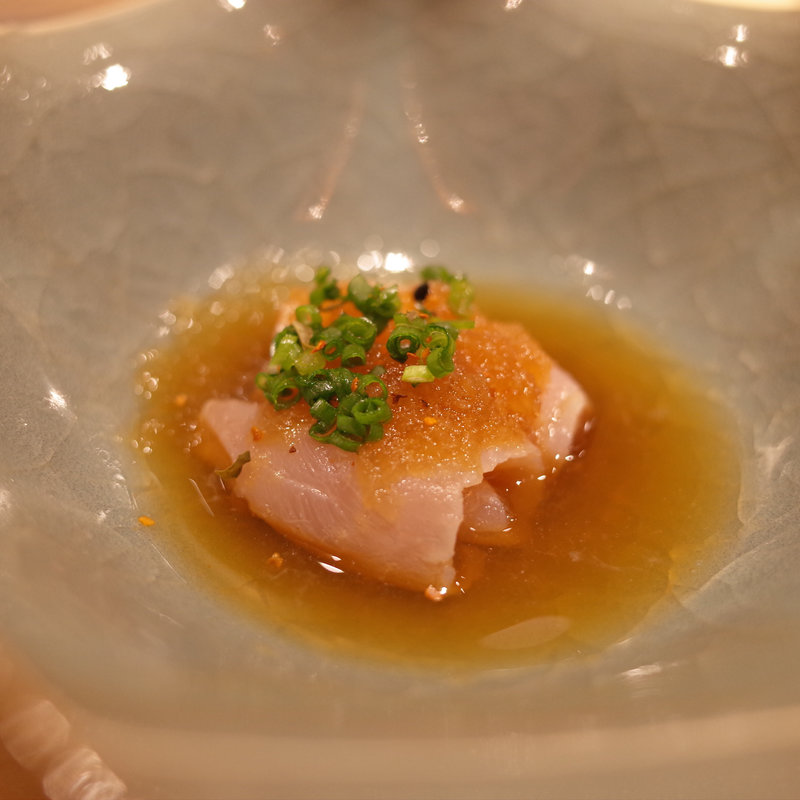 金目のしゃぶしゃぶ(不動前すし岩澤)