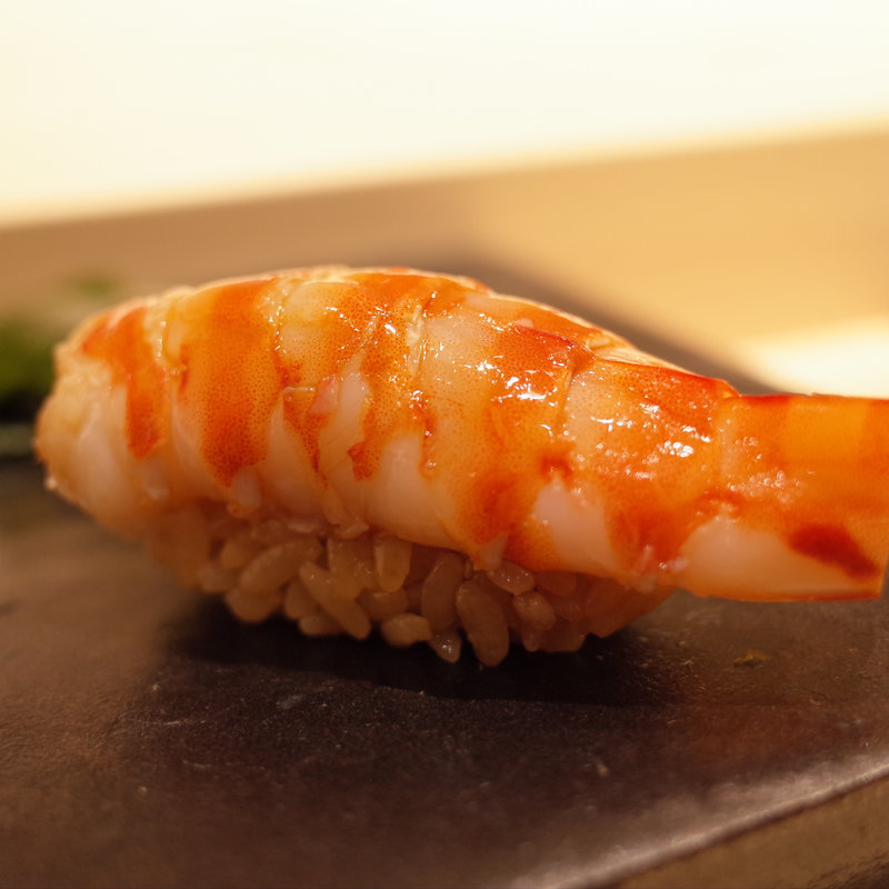 車海老の漬け(不動前すし岩澤)