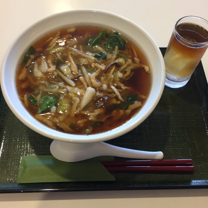 豚肉細切りそば(成葉軒)