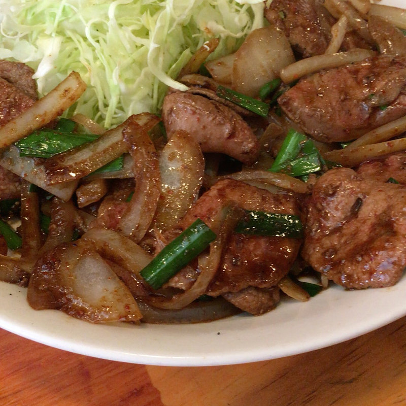 レバー炒め定食(阿佐ヶ谷ダイニングキッチン)