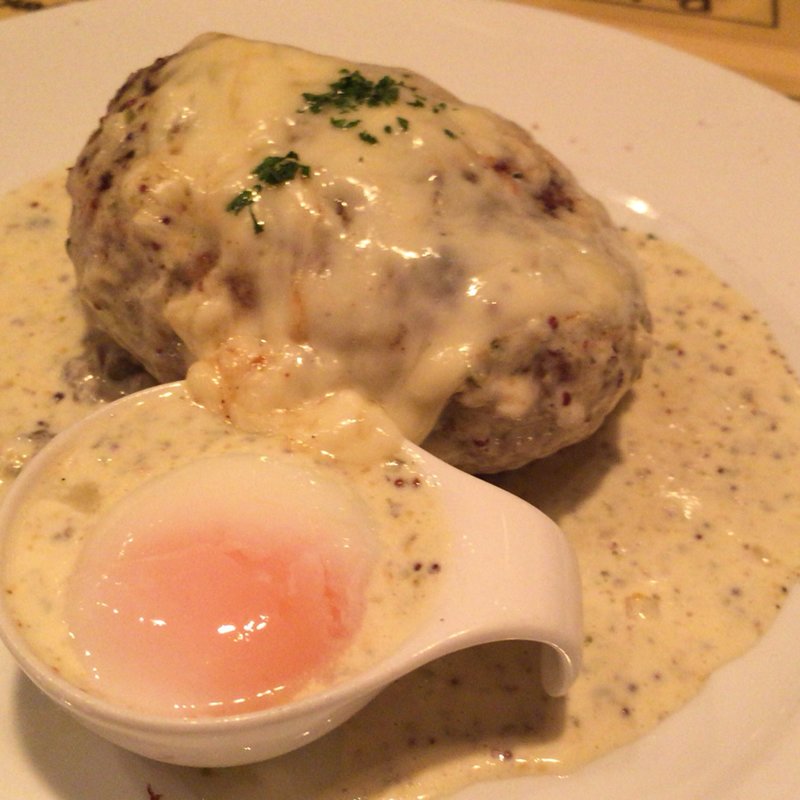 ハンバーグ モッツァレラチーズ 200g クリームマスタードソース(ハンバーグ ウィル （Hamburg Will）)