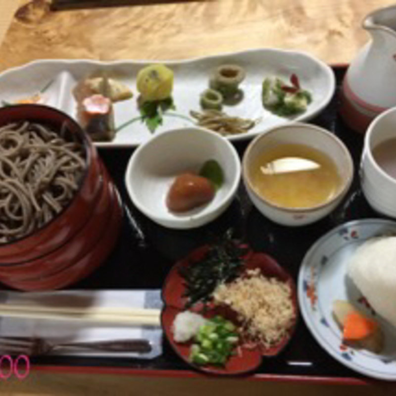 在来種 横田子そばのそば御膳(姫のそば ゆかり庵 )