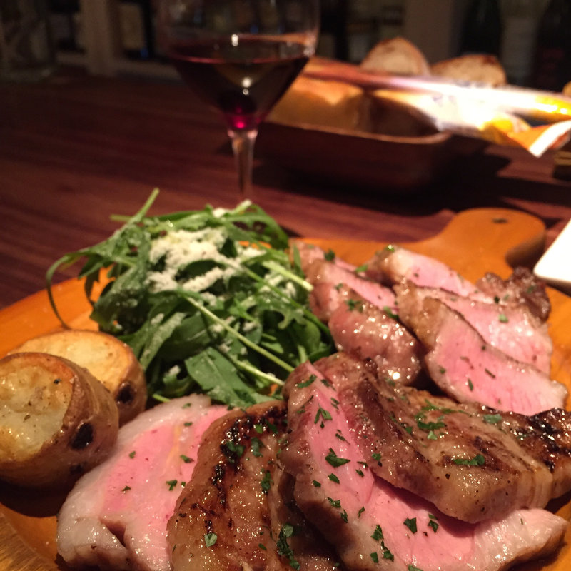 豚肩ロースのグリル 粒マスタード添え(enoteca ber ber bar)