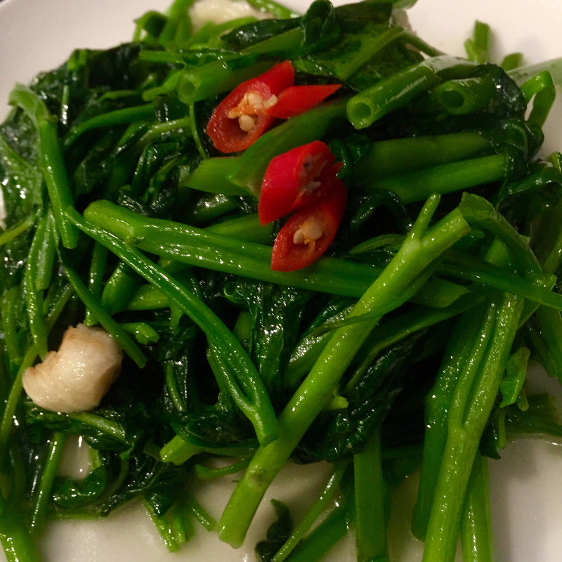 空芯菜炒め(ミ・レイ)