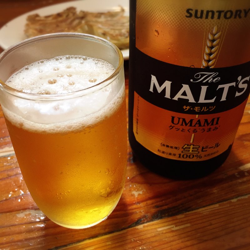 瓶ビール(長浜屋台 一心亭 本店)