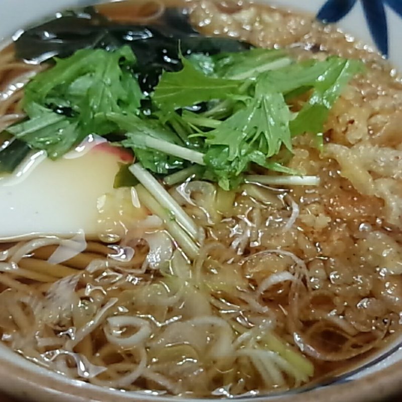 たぬきそば(手もみそばいけもり )