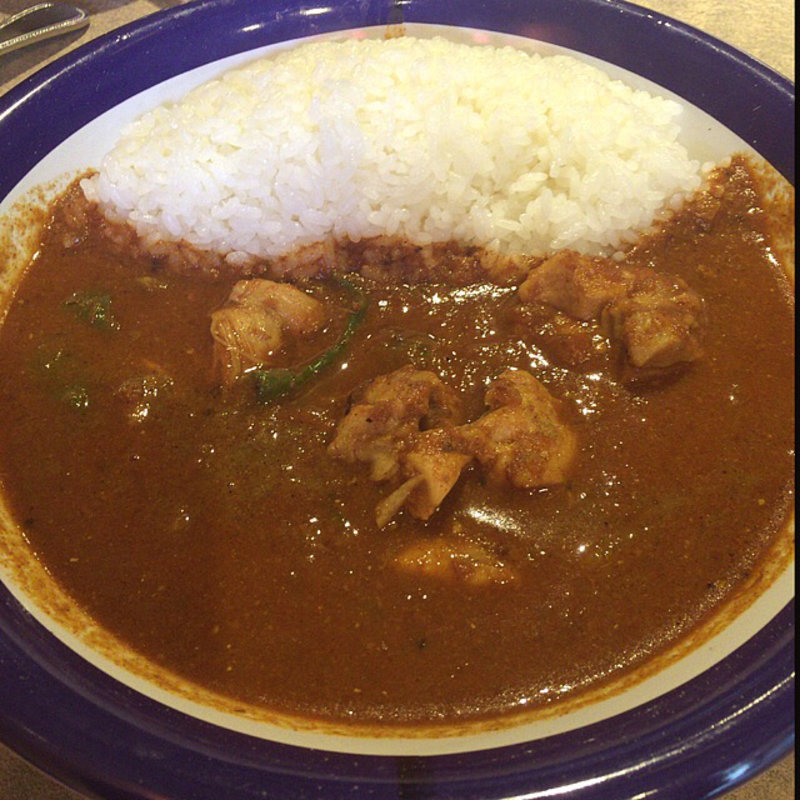 チキンカリー+ルー大盛(カリーライス専門店エチオピア 本店)