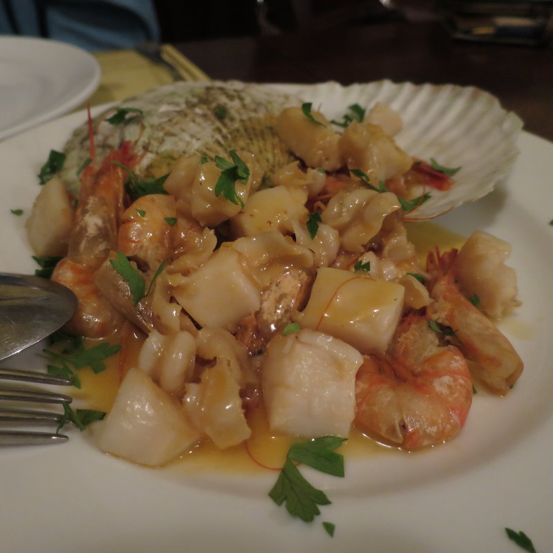 海老とホタテのバター焼き(ボガマリ・クチーナ・マリナーラ （Ｂogamari Cucina Marinara）)