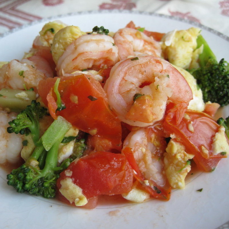 エビ・トマト・玉子の炒め(楓林 （フウリン）)