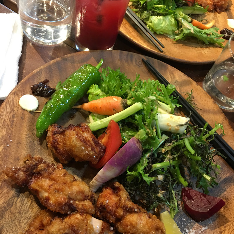 サラダプレート 唐揚げ(STAND BY FARM)