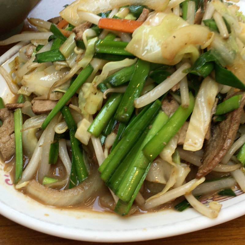 レバニラ炒めライス(珍々軒 （ちんちんけん）)