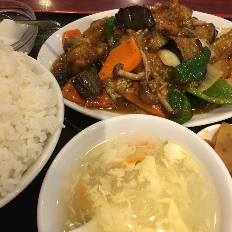 茄子のピリ辛炒め(中華料理 家宴 )