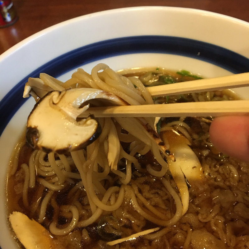 松茸そば(そば処 信州屋 渋谷店)