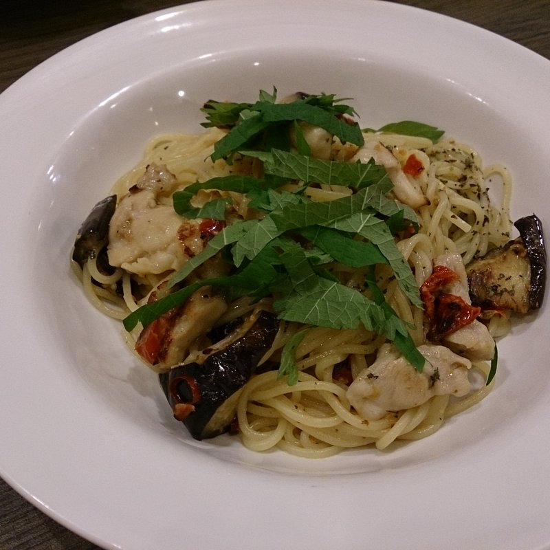 ナスのパスタ(ドルチェ)