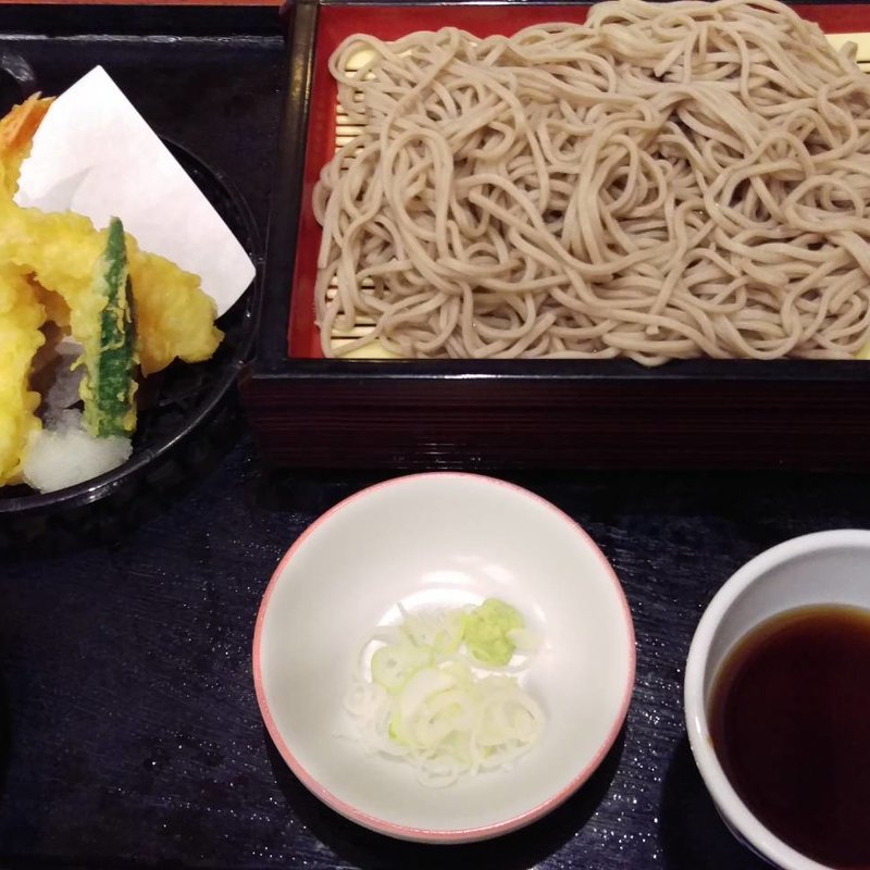 天ぷらそば(味奈登庵 都筑佐江戸店)