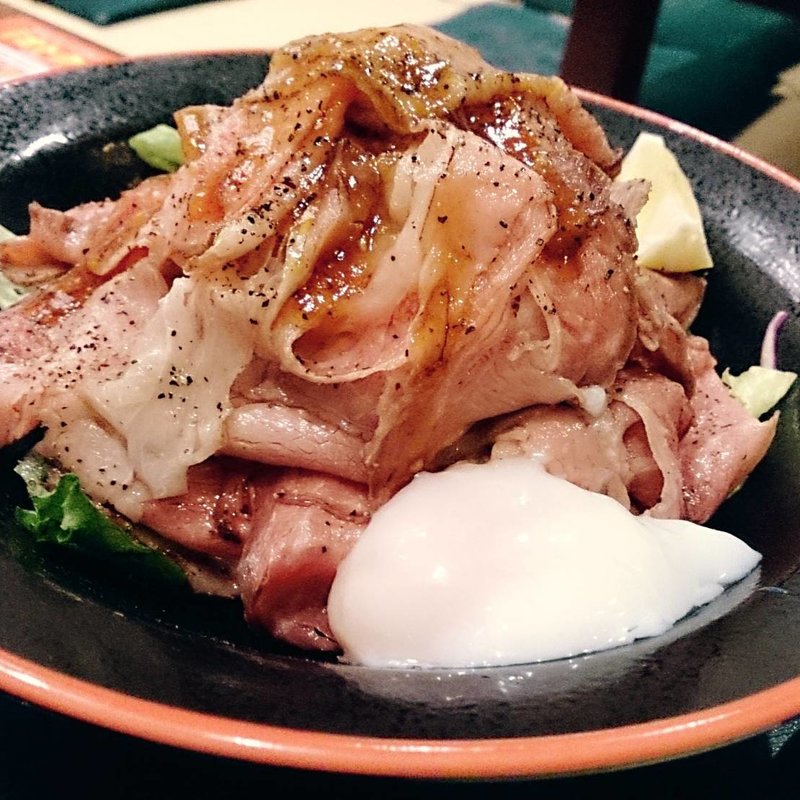 ローストビーフ丼(夢庵 鴻巣店)