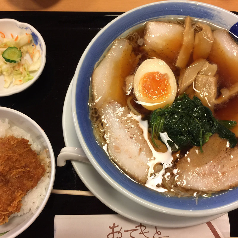 らーめんセット（ミニたれかつ丼付）(里味 堺店 )