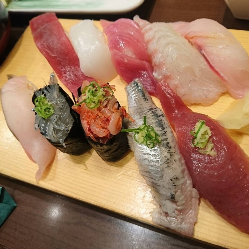 近海握り(沼津 魚がし鮨 キュービックプラザ新横浜店)