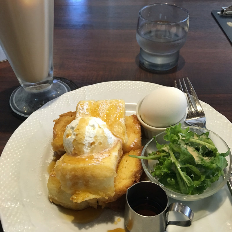 モーニング フレンチトーストセット(星乃珈琲店 西明石店)
