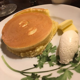 ホットケーキセット(カフェ香咲)