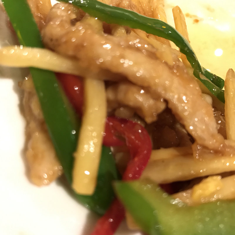 豚肉とピーマンの炒め(珉珉)