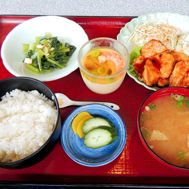 鳥の鍬焼定食(だいぢ )
