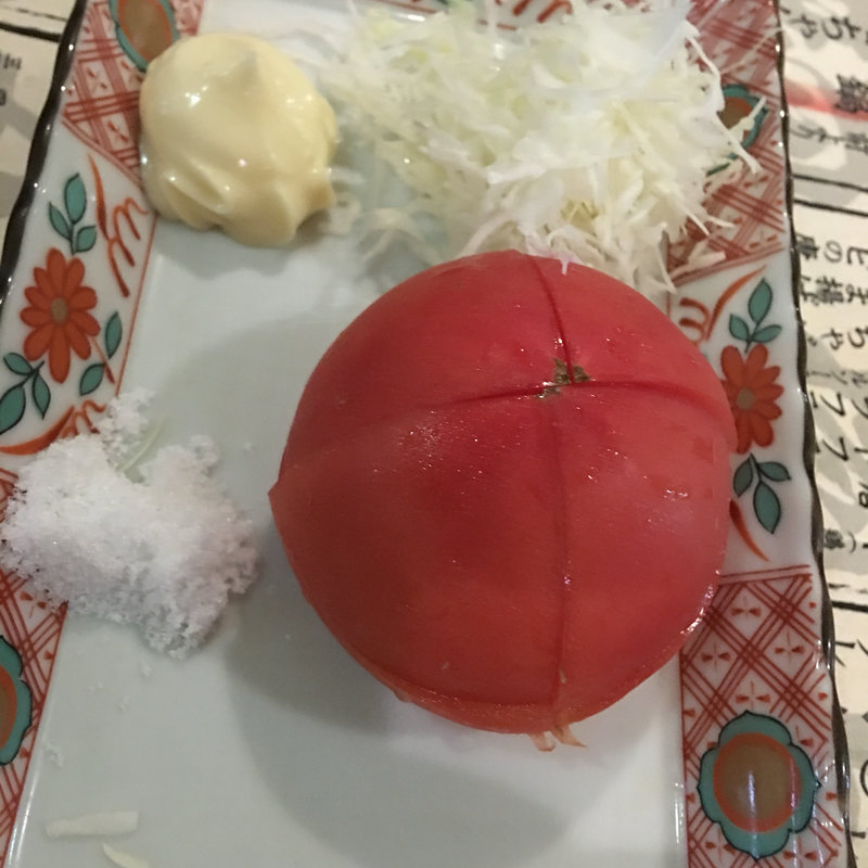 冷やしトマト(かに地獄 新橋 （カニジゴク）)