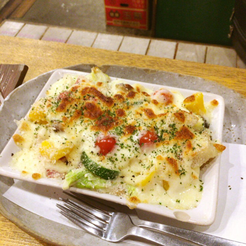 野菜たっぷりグラタン(うまとら 天満本店)
