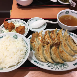 W餃子定食(日高屋 豪徳寺駅前店)