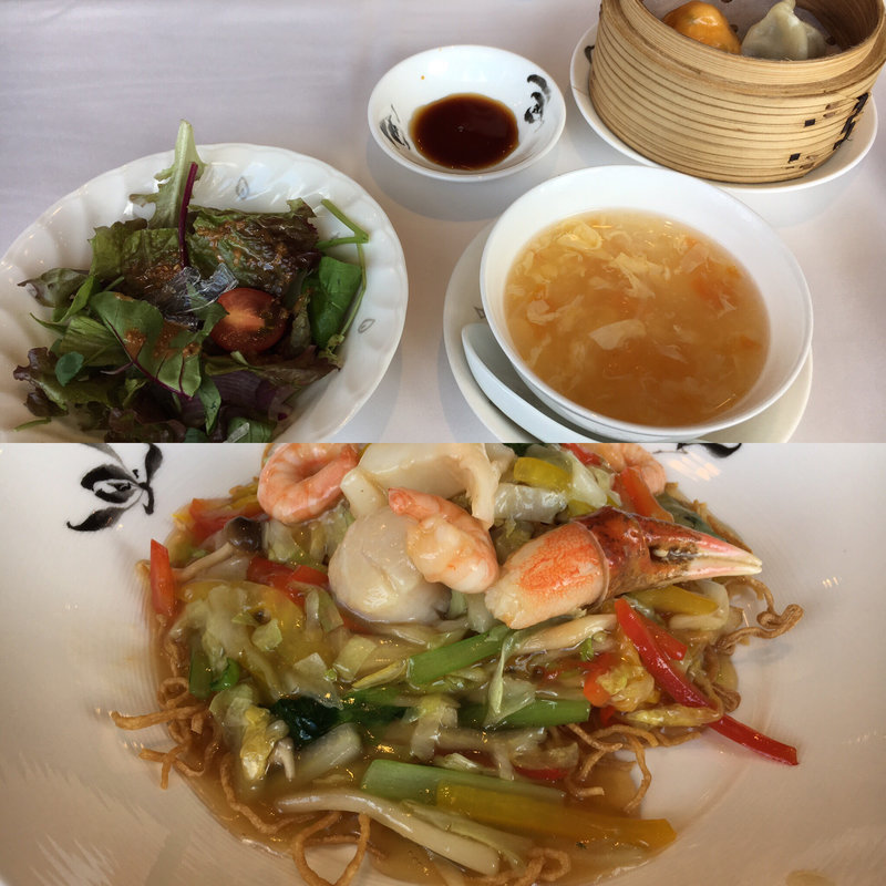 海の幸のあんかけ焼そばランチ(中国料理 桃谷樓 阿倍野賓筵)