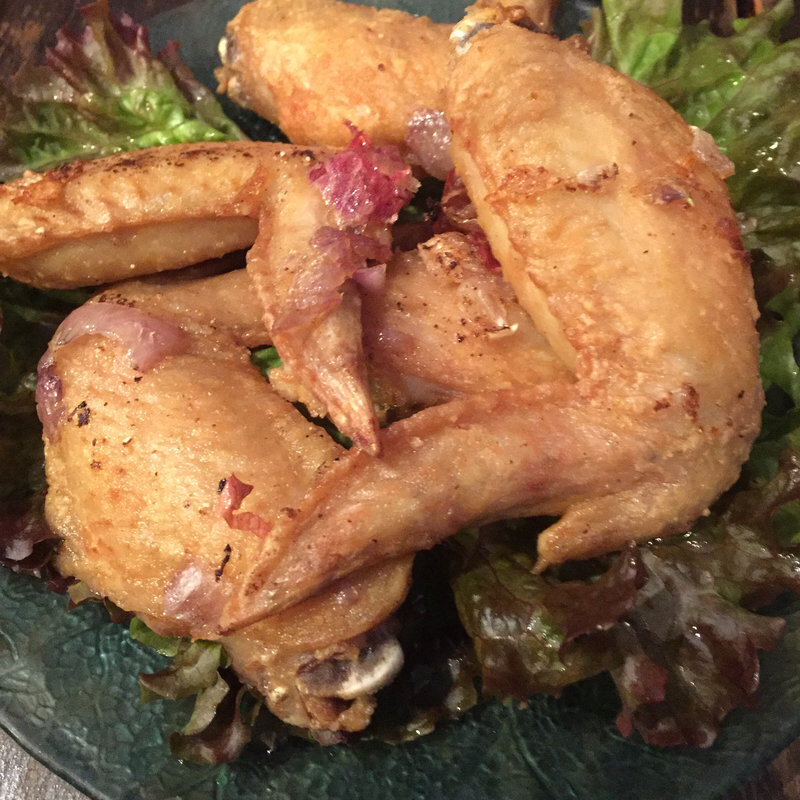 手羽先の香味揚げ(ミ・レイ)