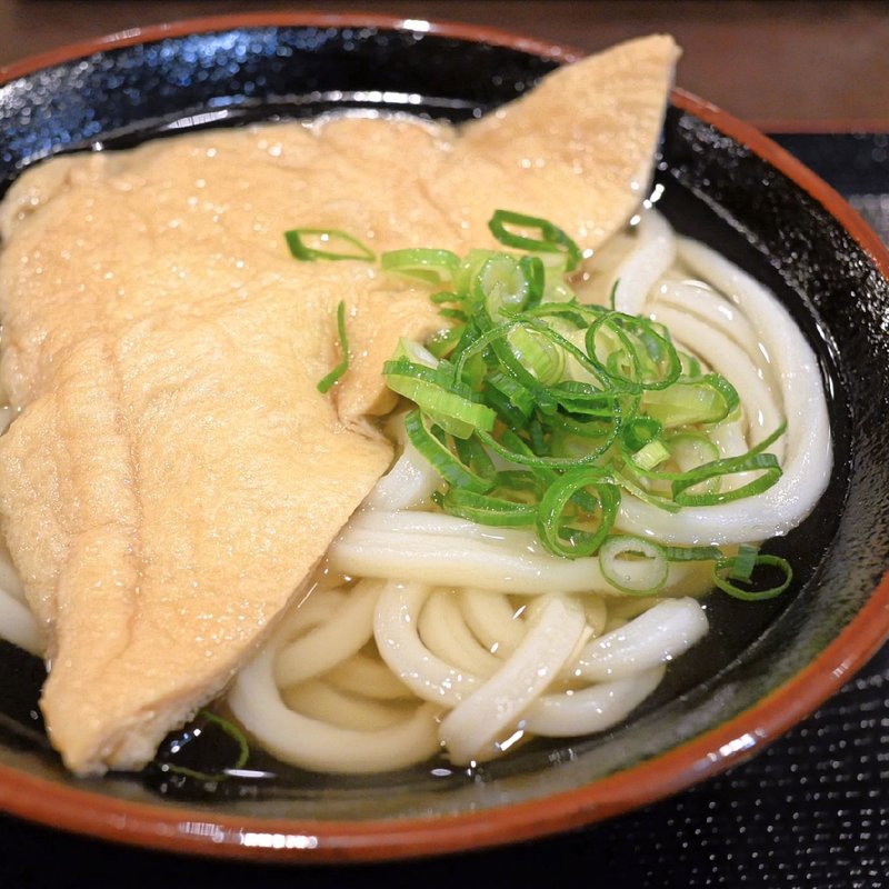 かけそのまま+お揚げ(讃州製麺 )
