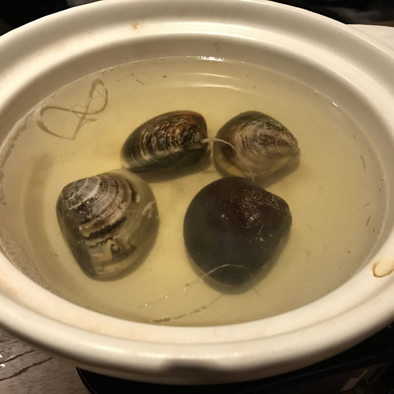 蛤のしゃぶしゃぶ(松玄 恵比寿)