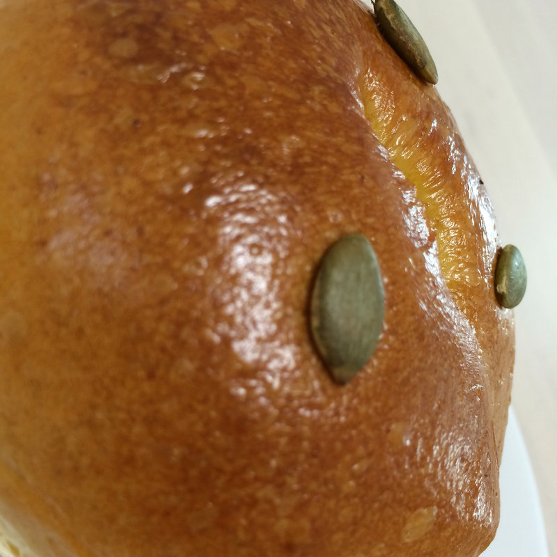 かぼちゃ×かぼちゃベーグル(ポム ド テール)