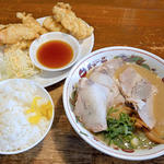 とり天定食(天下一品 高松十川店 （てんかいっぴん）)