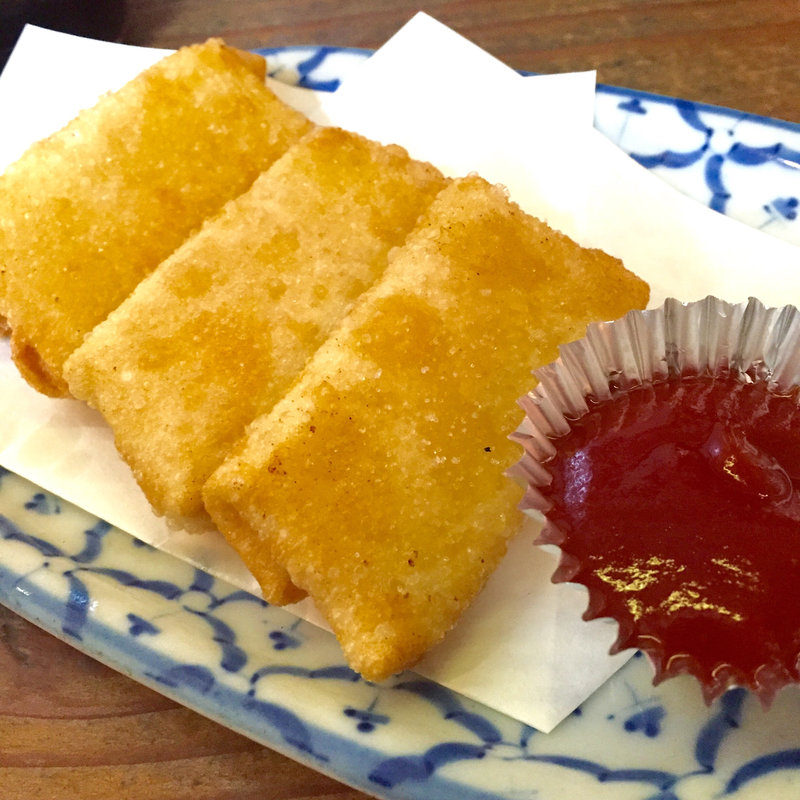 チーズ揚げ(元祖ホルモン道場 闇市倶楽部 目黒本店)