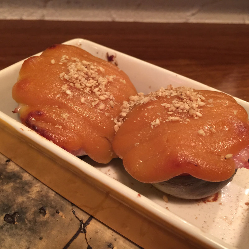 いちじくとベーコンの味噌焼き(ちぃりんご)