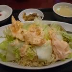 エビマヨ炒飯セット(唐庄酒家)