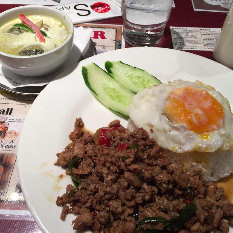 ガパオタイカレーセット(SAPANA 錦糸町店)