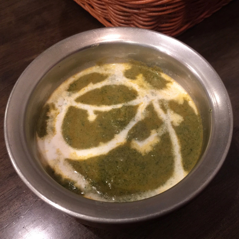 ほうれん草チキンカレー(パシュパティ 飾磨店)