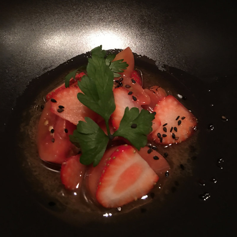 苺とフルーツトマトのマリネ(ル・プレヴェール)