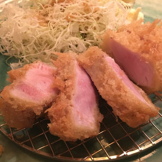 ロースかつ定食(神楽坂とんかつ あげづき)